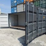 20ft open side container