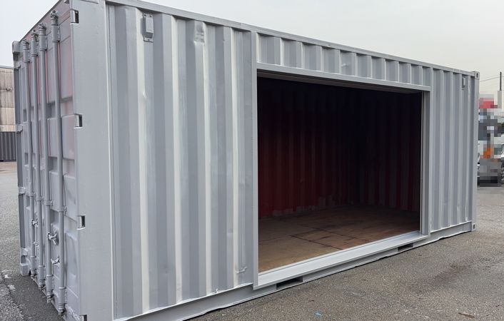 中古　新造　20フィート　20FT　海上　コンテナ　シャッター　3m幅シャッター　販売　東京