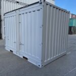 中古10フィートコンテナ（ライトグレー塗装）