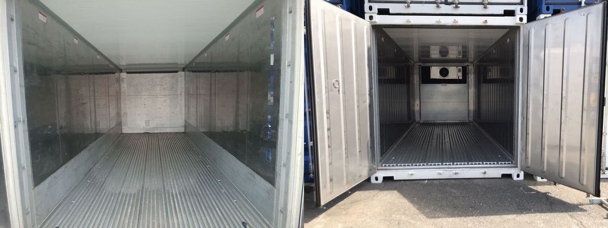 リーファーコンテナ内部　中古リーファーコンテナ販売