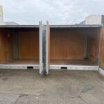 中古20フィートサイドオープンコンテナ
