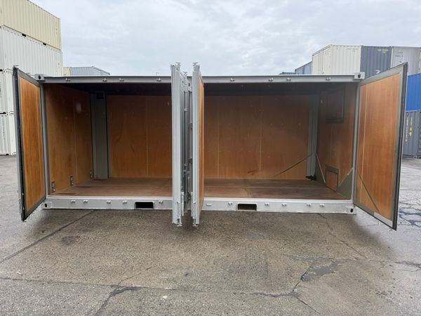中古20フィートサイドオープンコンテナ